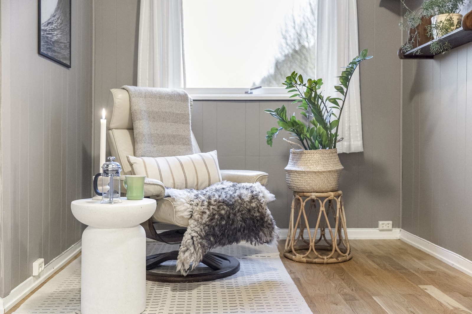 Loftstue. Galleribilde