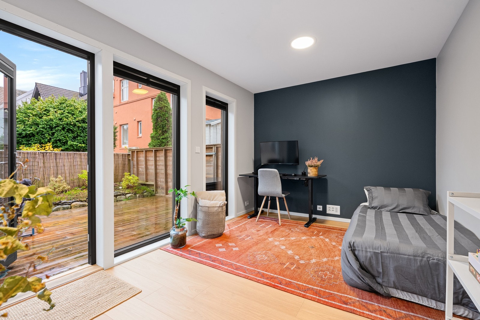 Rommet kan enkelt innredes i ulike soner. Galleribilde