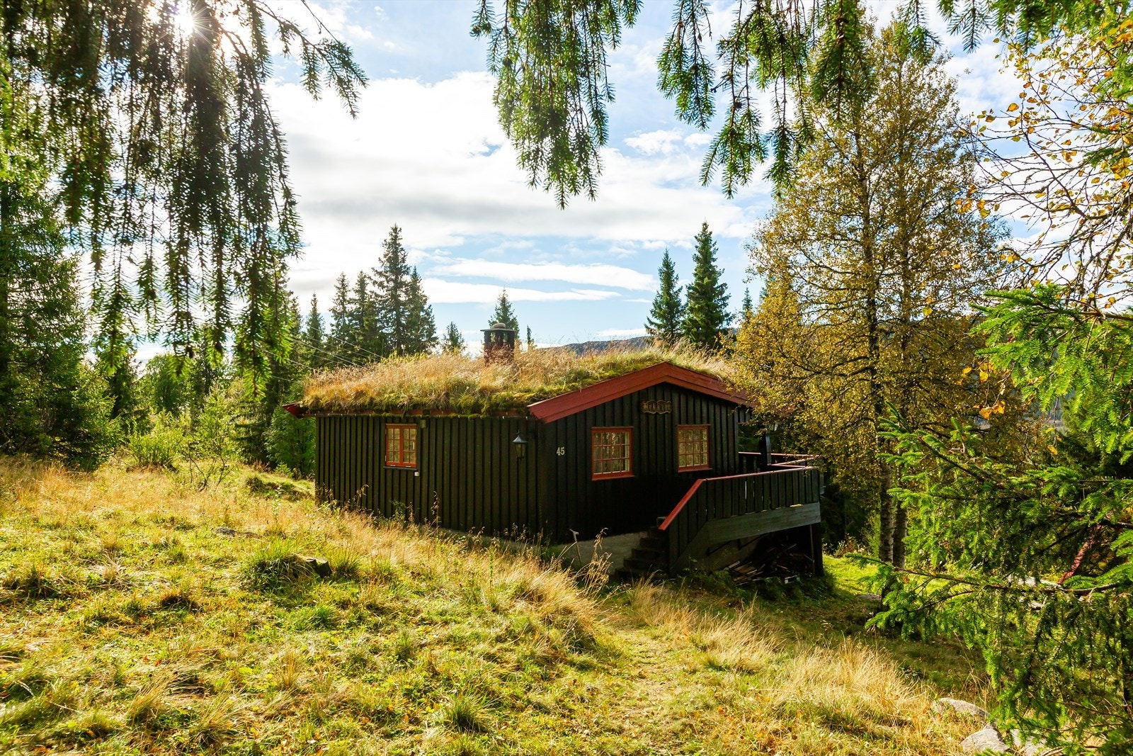 Terrassen, annekset og den barnevennlige beliggenheten gjør eiendommen ideell for både småbarnsfamilier og de som ønsker en rolig fritidsbolig. Galleribilde