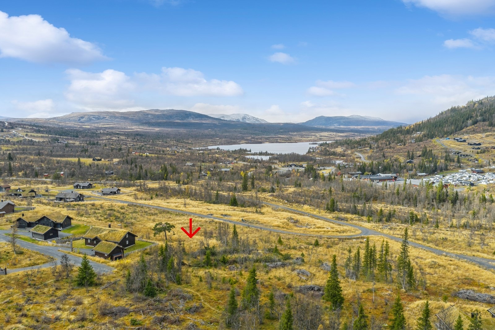 Velkommen til Båtånlie 20 - en ubebygd hyttetomt i Båtåne Hyttefelt på naturskjønne Vaset! Fotograf: Tor Solberg. Galleribilde
