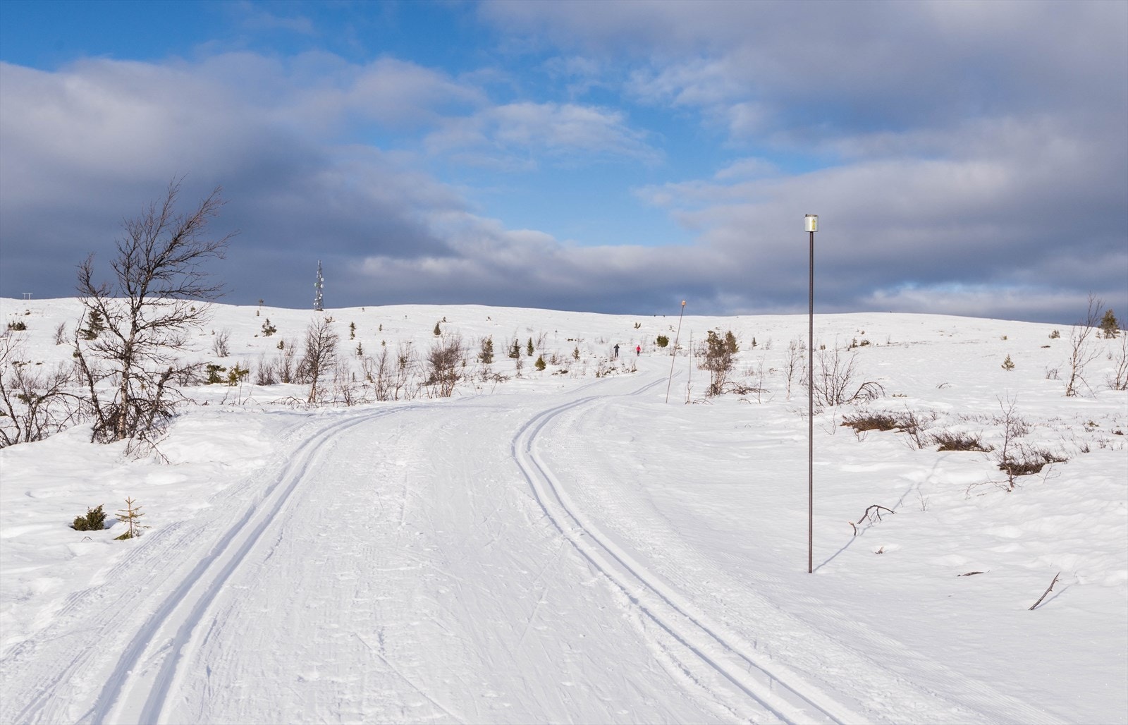 På og rundt Vaset finner en milevis med velpreparerte skiløyper. De fleste av løypene er også preparert for skøyting, her fra Ålfjell. Galleribilde