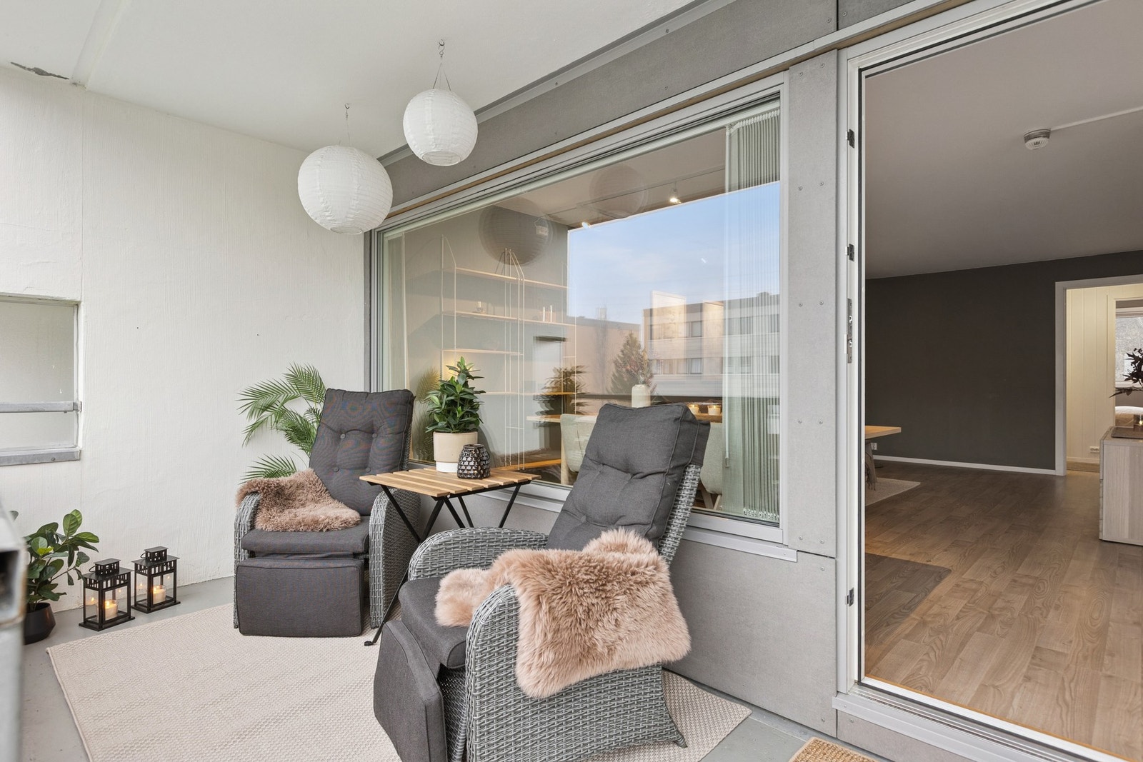 Med overbygd terrasse kan man nyte uteplassen året rundt. Galleribilde