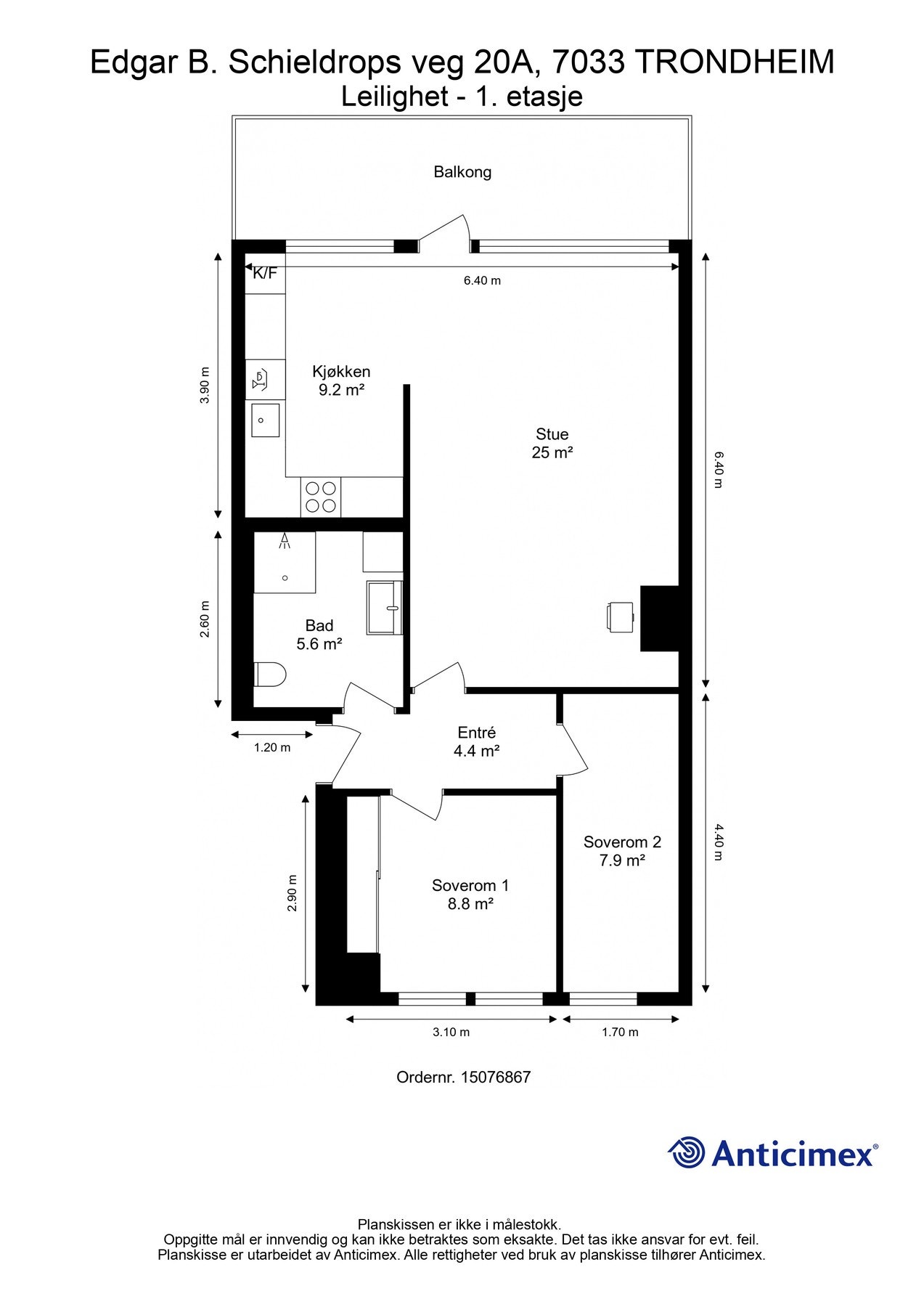 Plantegning - 1. etasje Galleribilde