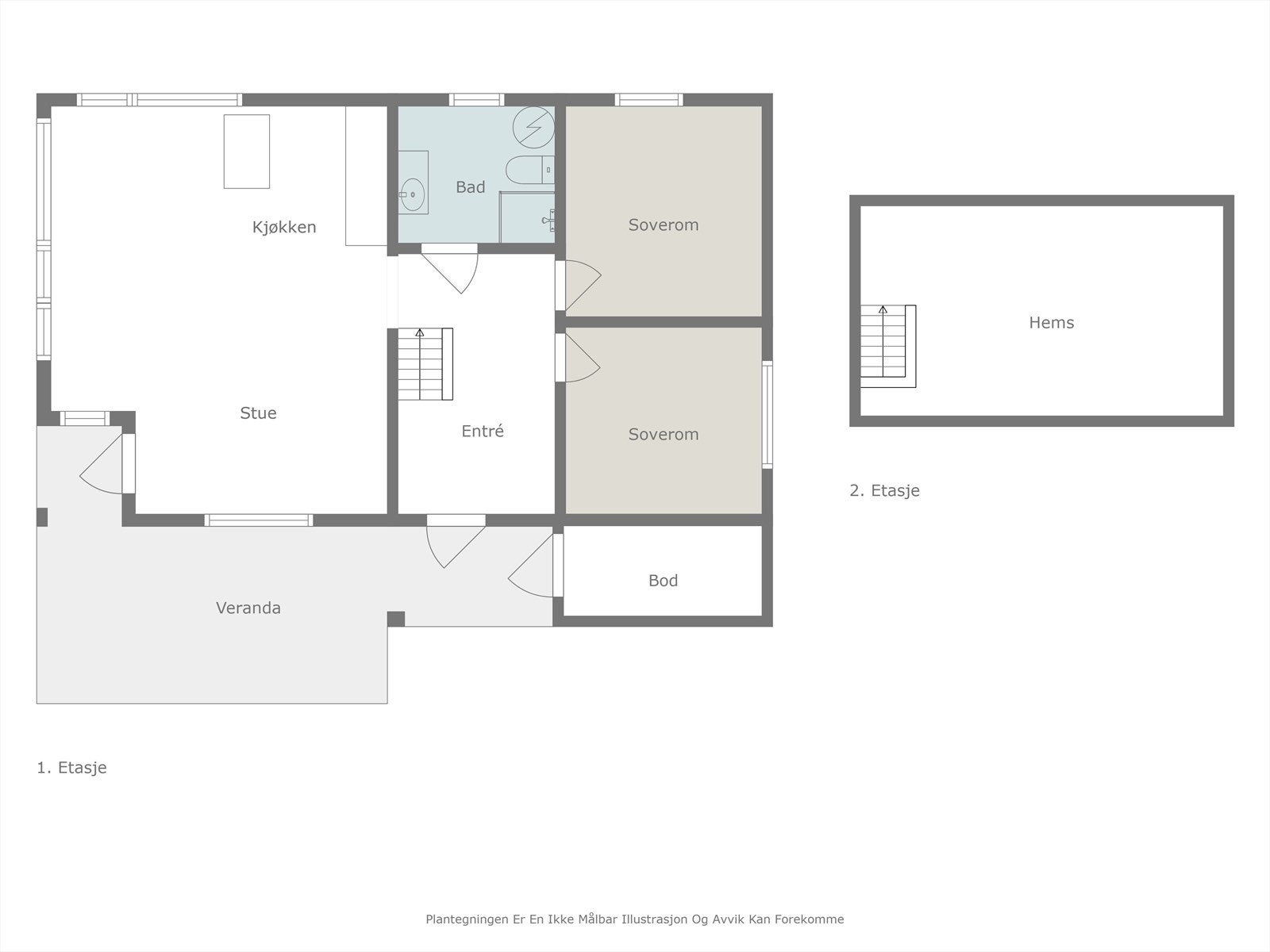 Plantegning. Galleribilde