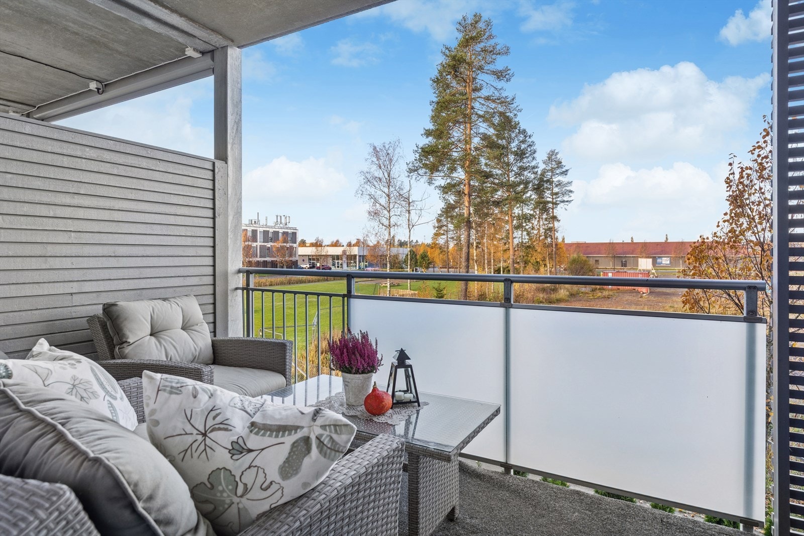 Vestvendt balkong på ca 8 kvm Galleribilde