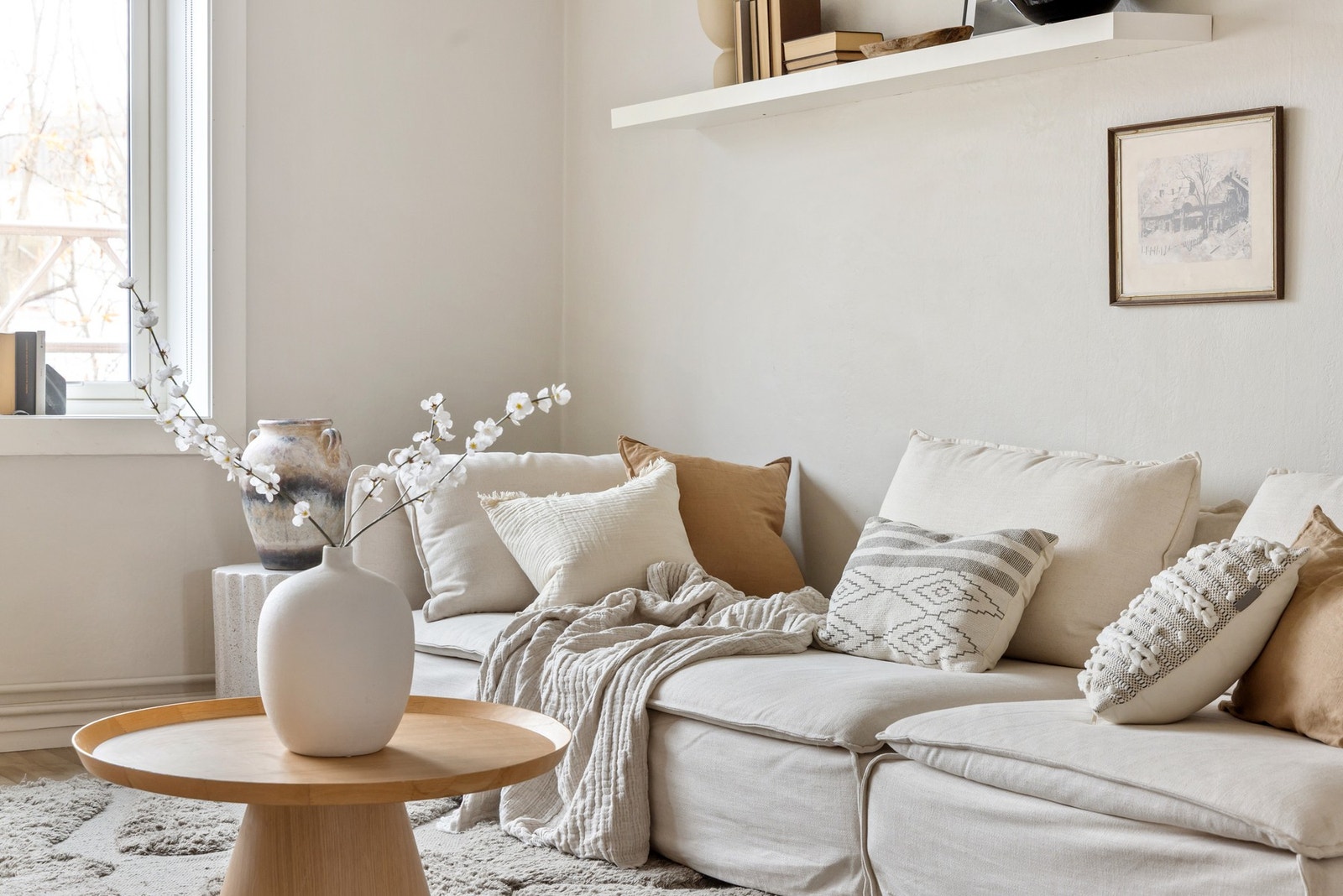 Her bor du høyt og fritt til med hyggelig utsyn. Galleribilde