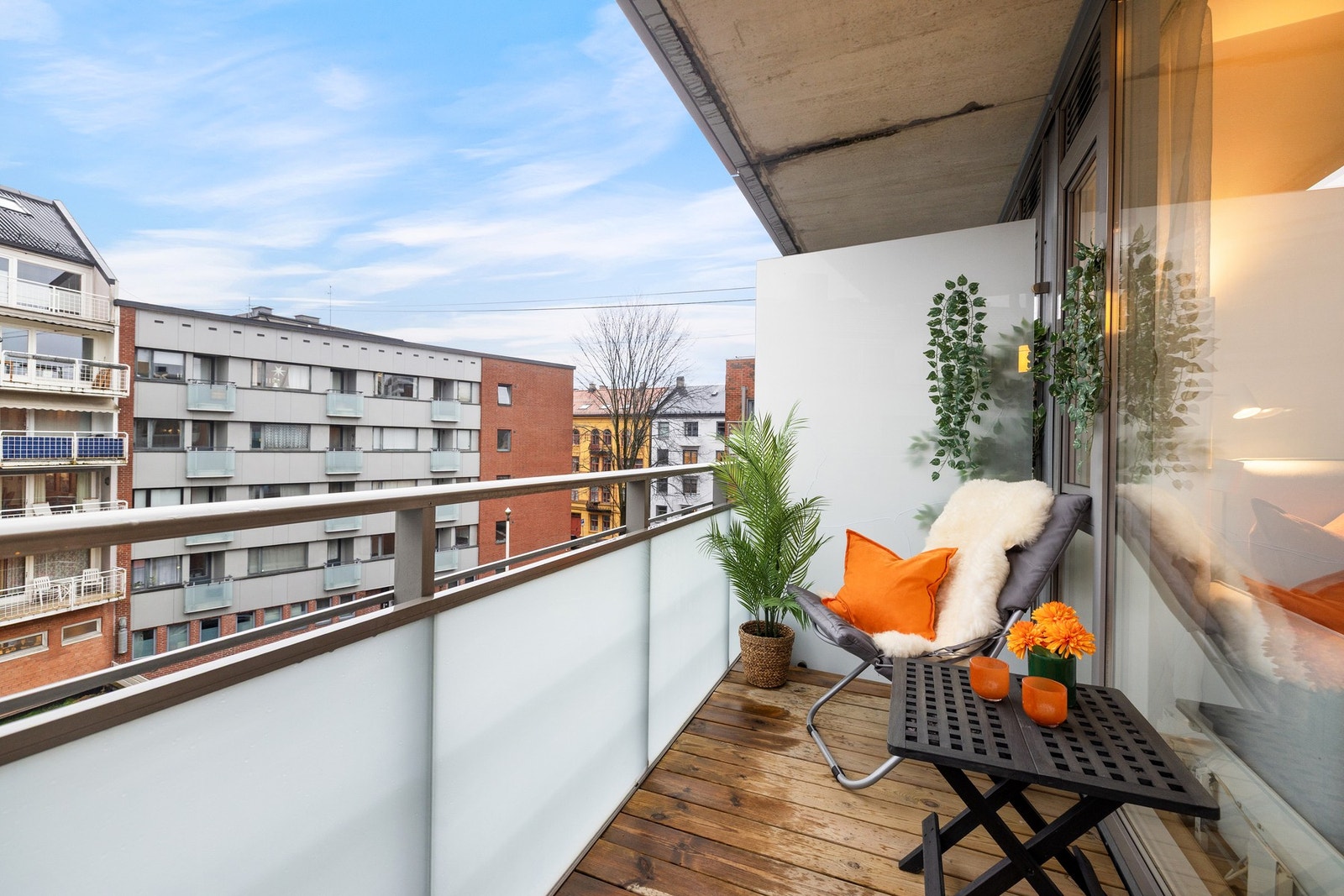 Her får du en sydøstvendt balkong, som er perfekt for å nyte sommerdagene. Galleribilde