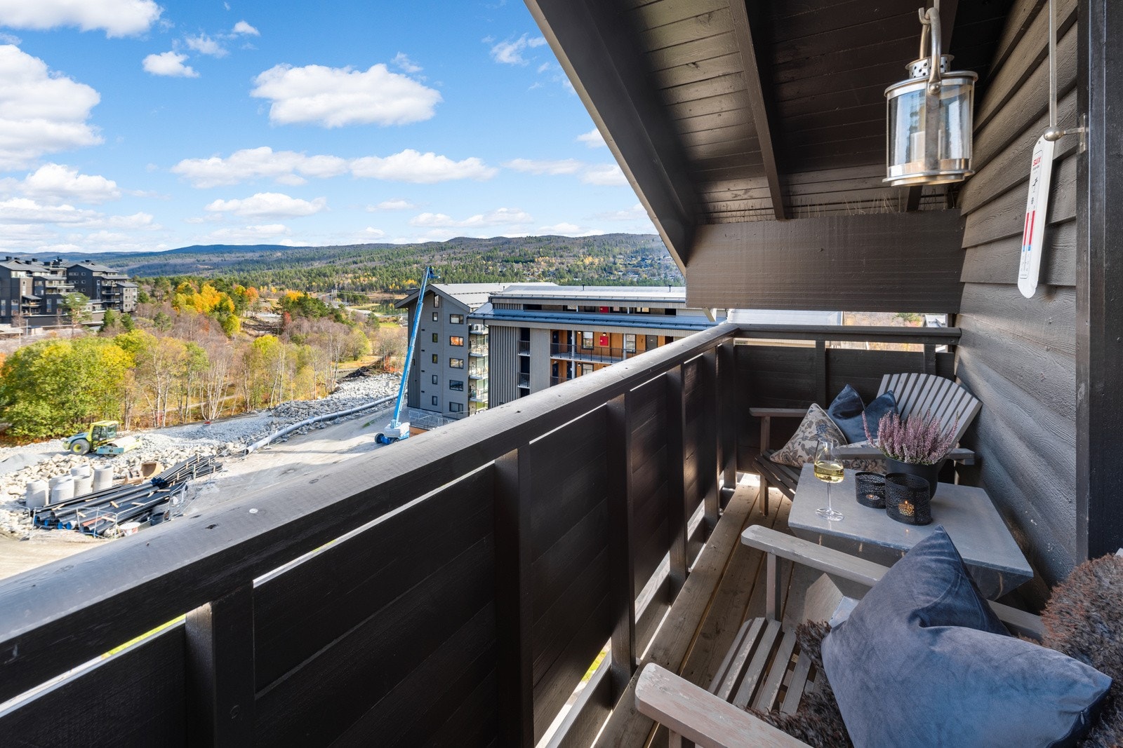 Koselig balkong Galleribilde