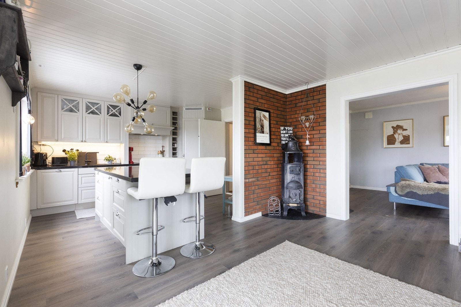 Praktisk planløsning med åpne arealer Galleribilde