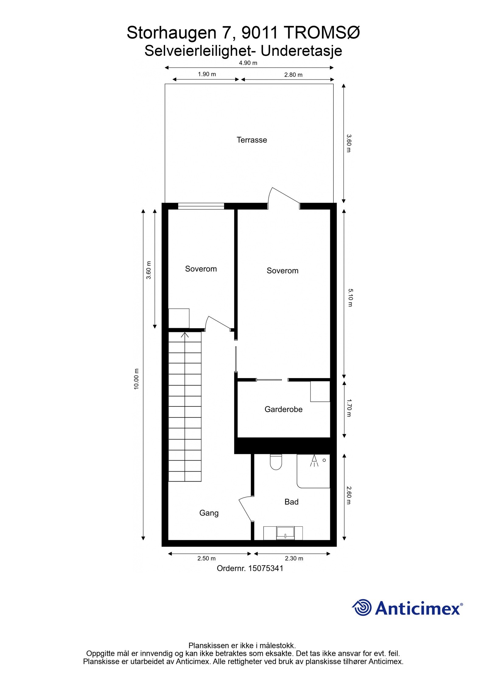 Plantegning u. etasje Galleribilde