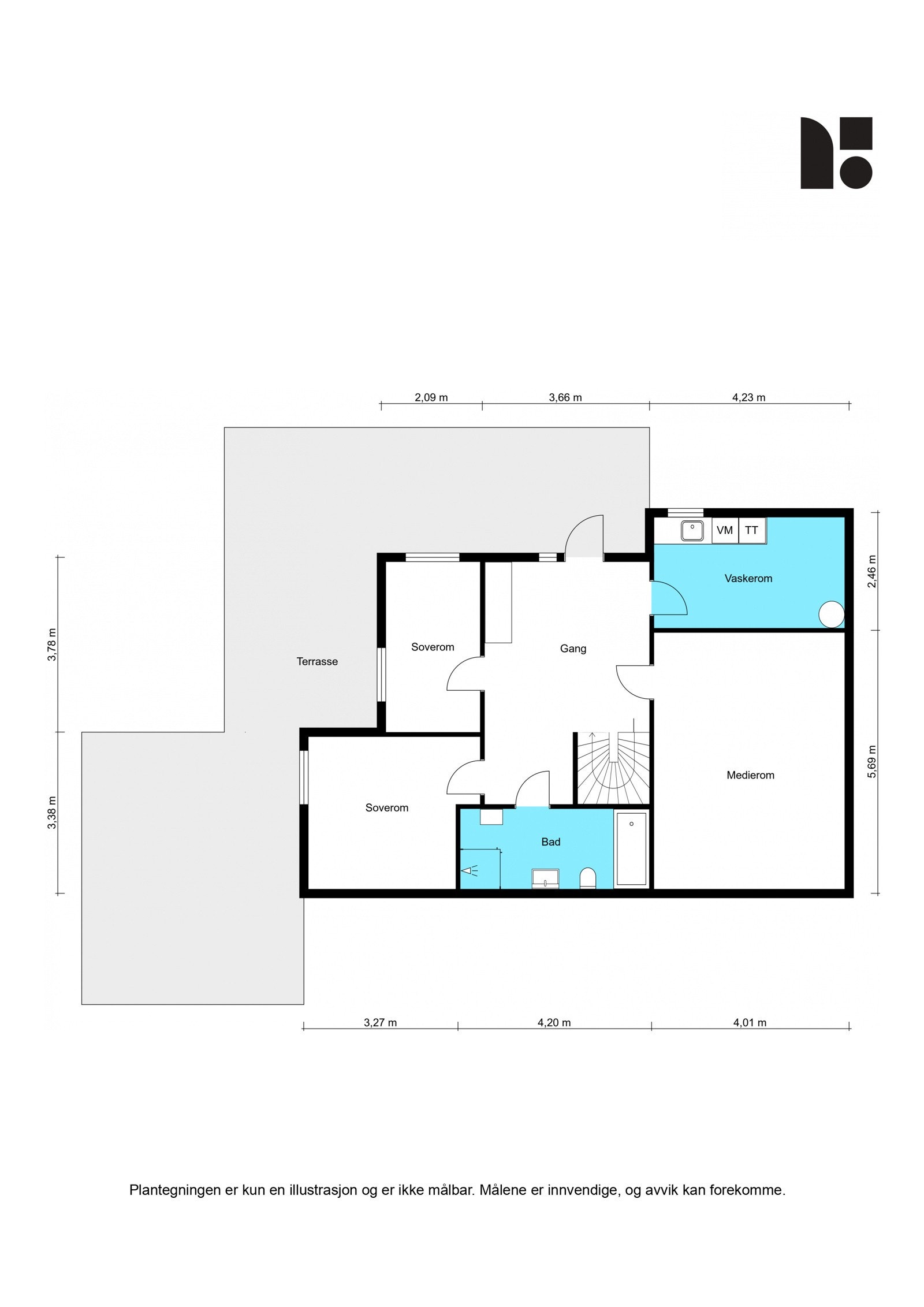 Plantegning - 1. etasje Galleribilde