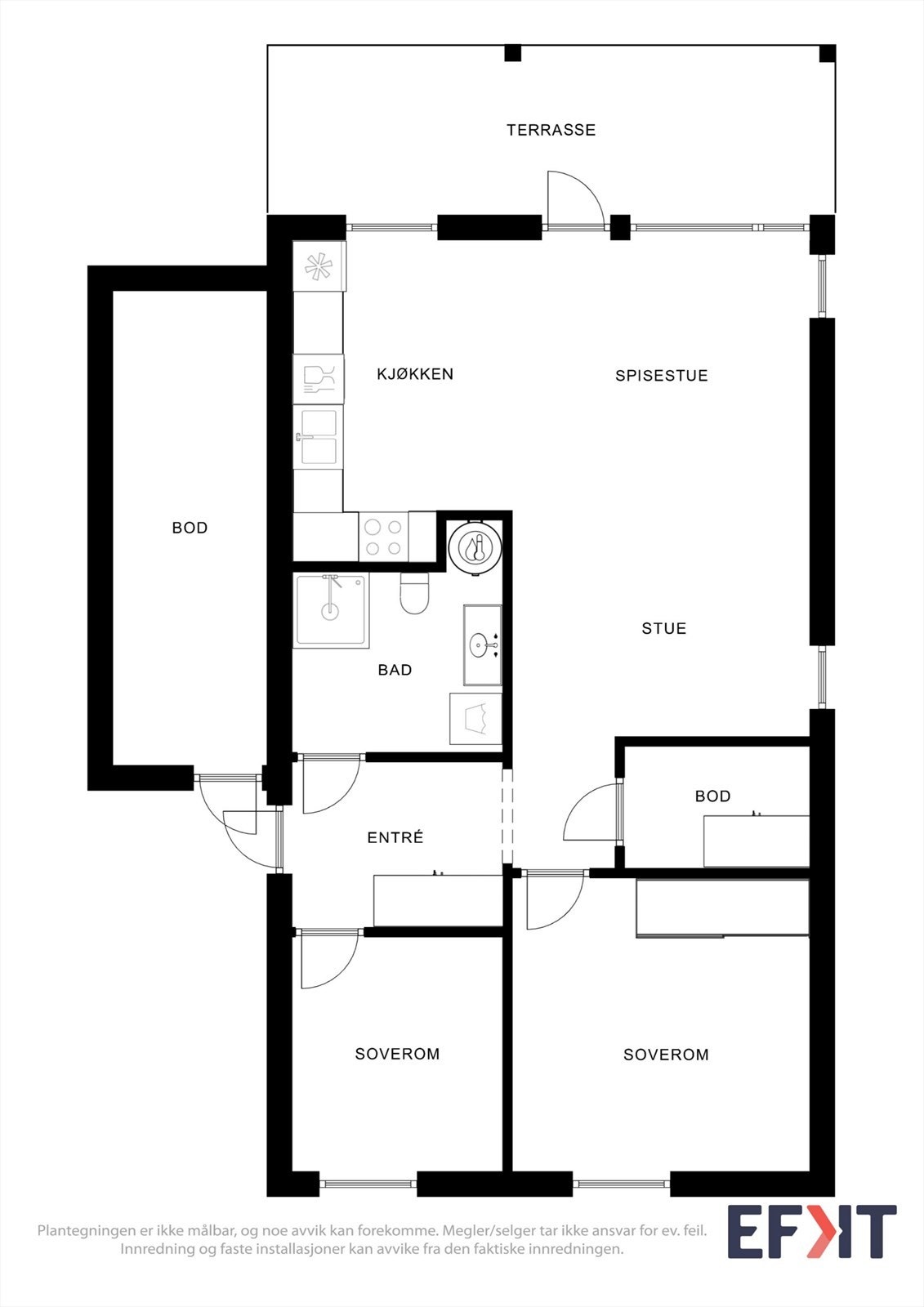 Plantegning Galleribilde