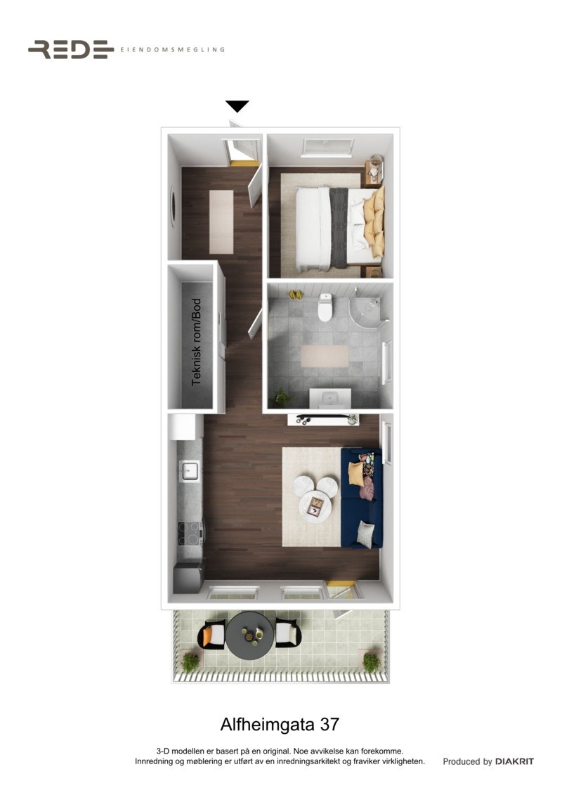 Plantegning Galleribilde