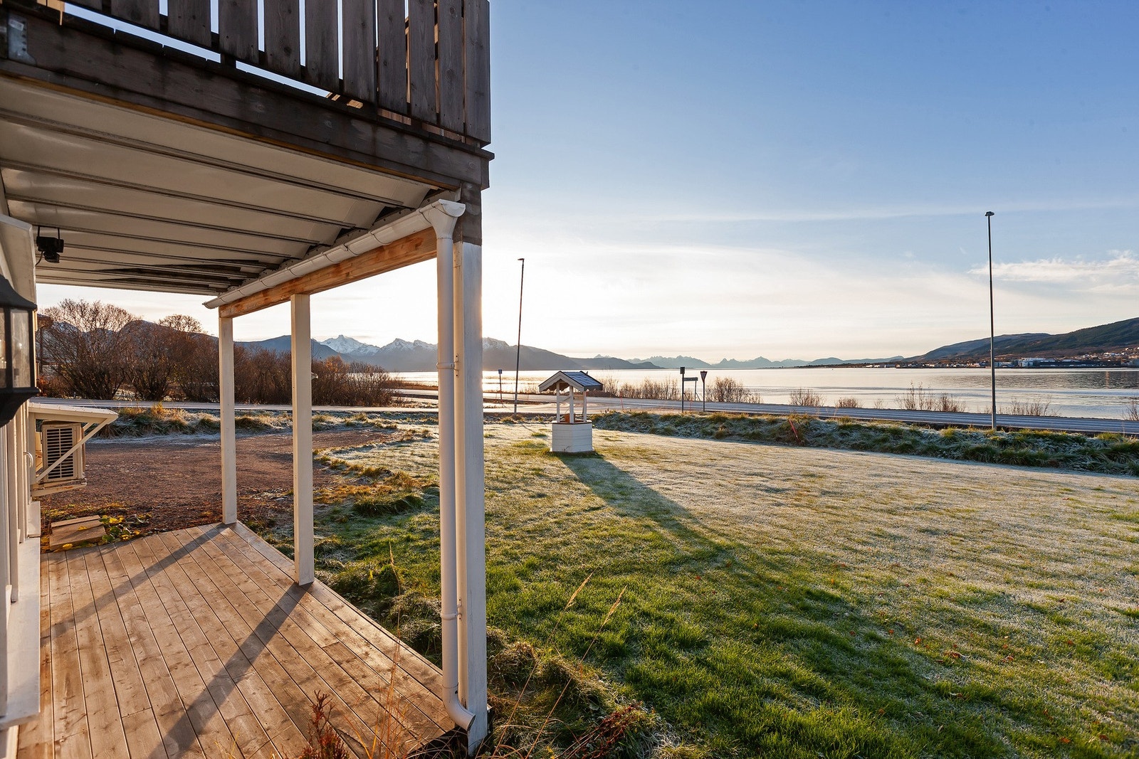 Fin utsikt fra eiendommen. Galleribilde