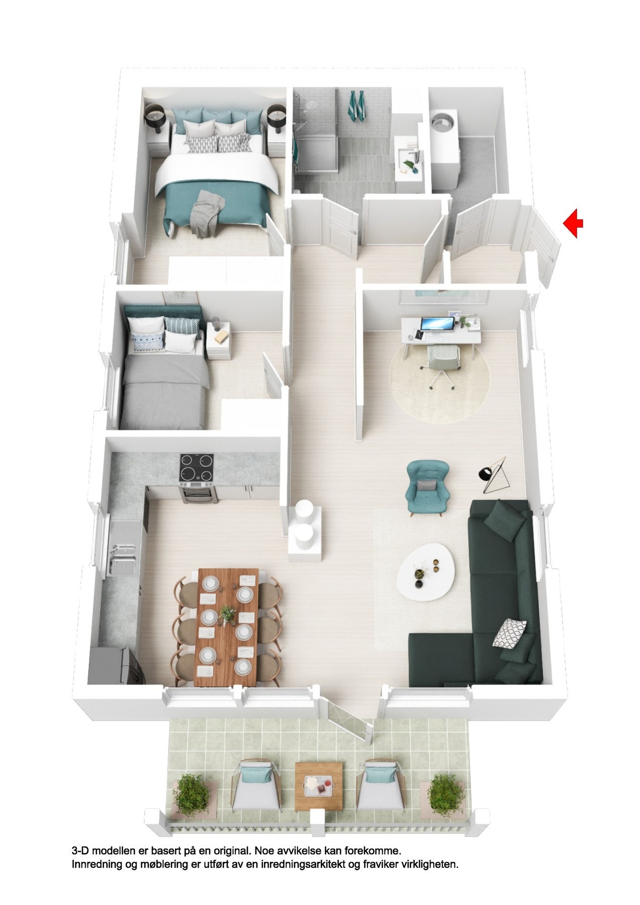 Plantegning Galleribilde