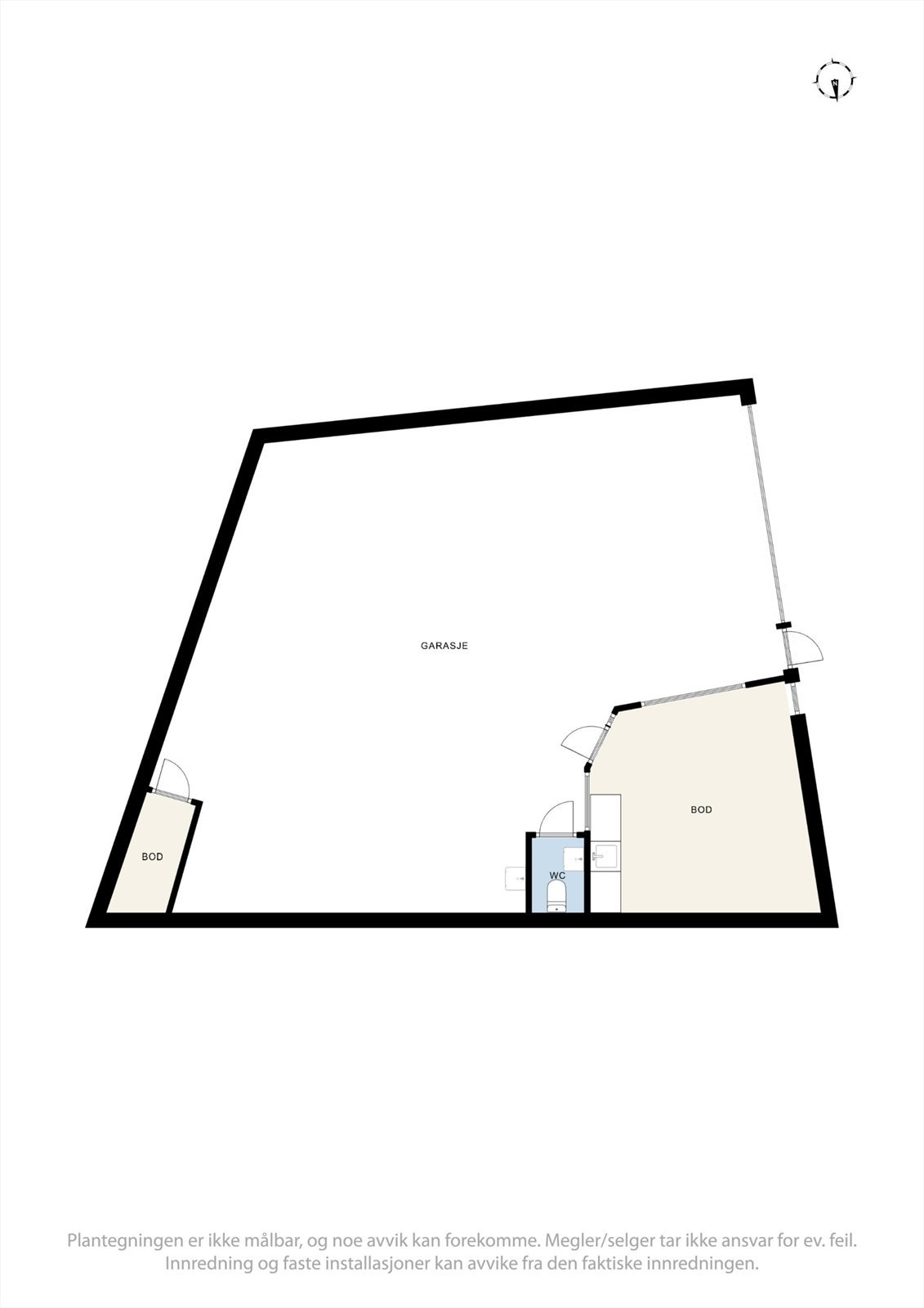 Plantegning underjordisk garasje. Galleribilde