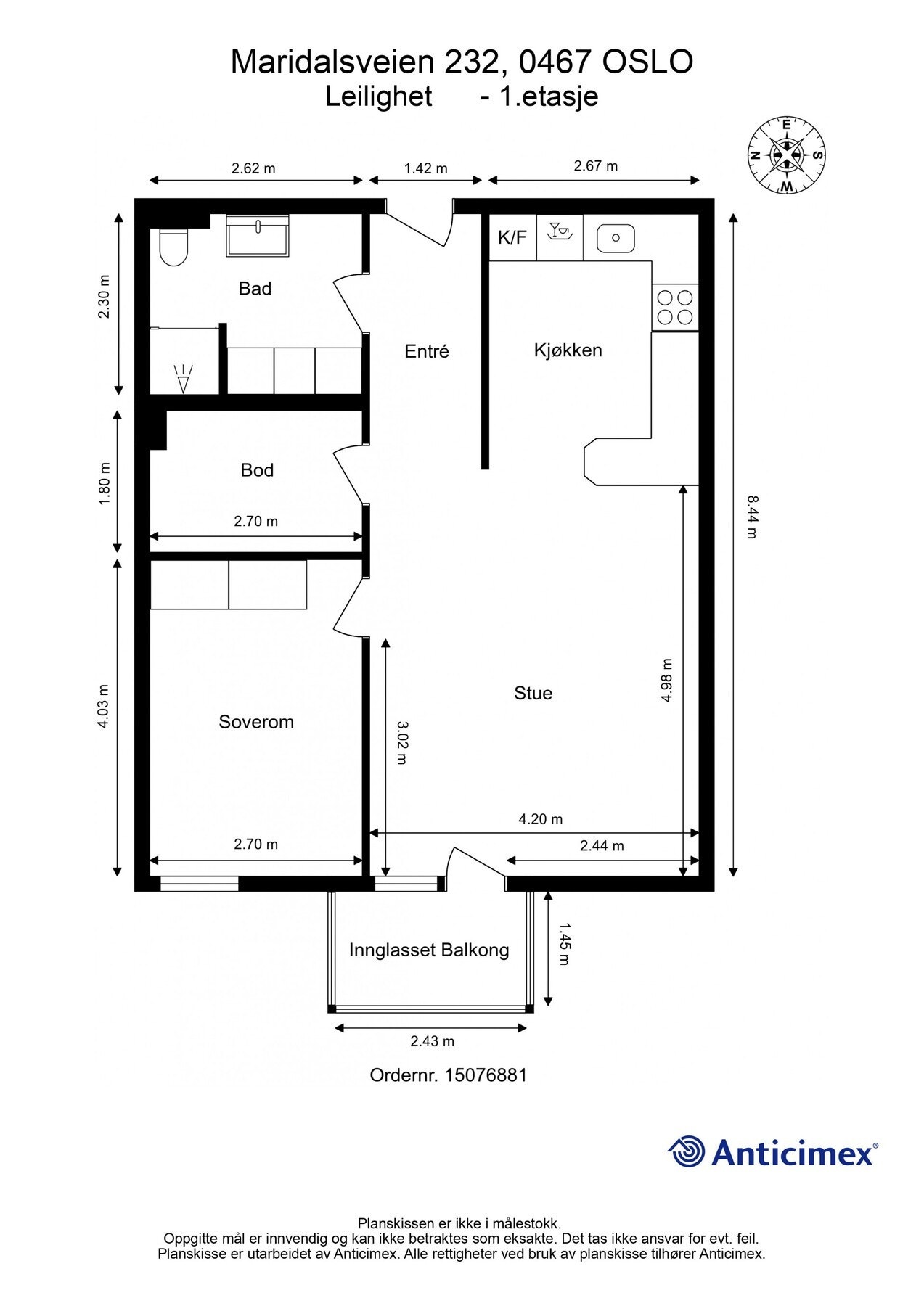 Svært romslig og god planløsning. Galleribilde