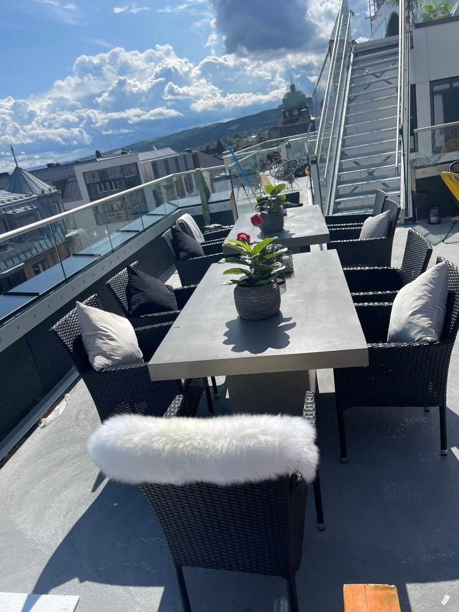 Flere hyggelige takterrasser tilgjengelig Galleribilde