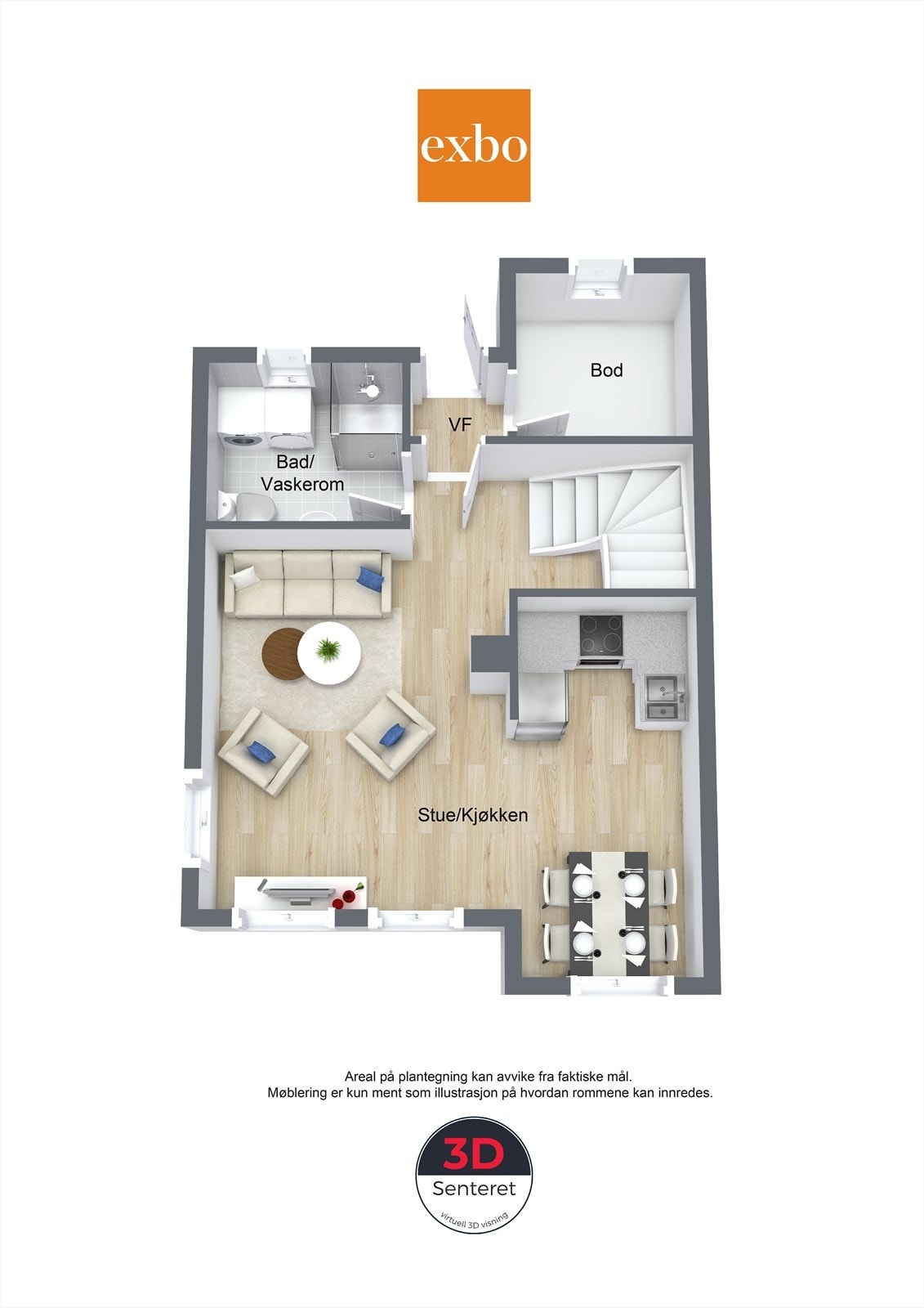 Plantegning A - 1.etasje Galleribilde