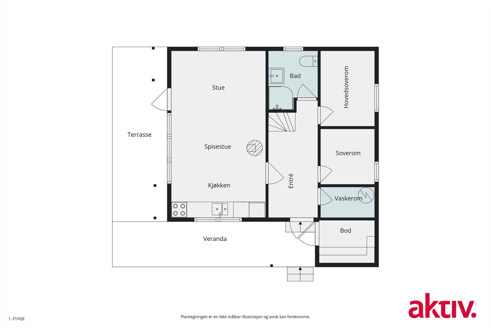 Plantegning Galleribilde