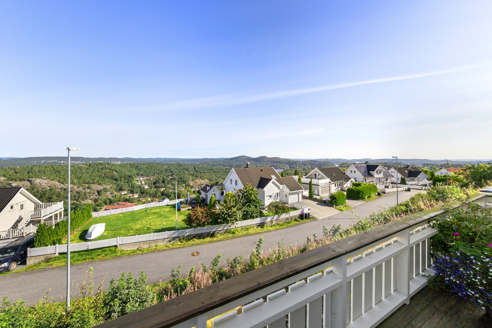 Utsikt fra terrasse Galleribilde