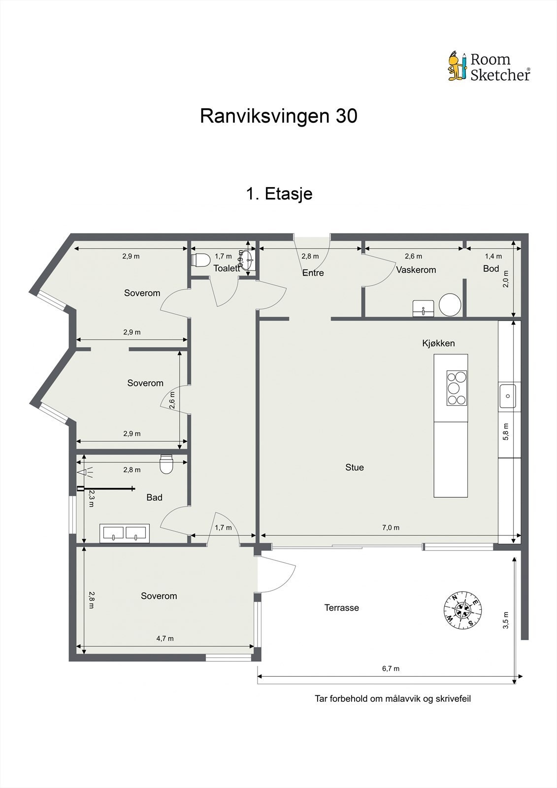 - Planskisse 1.etasje - Galleribilde