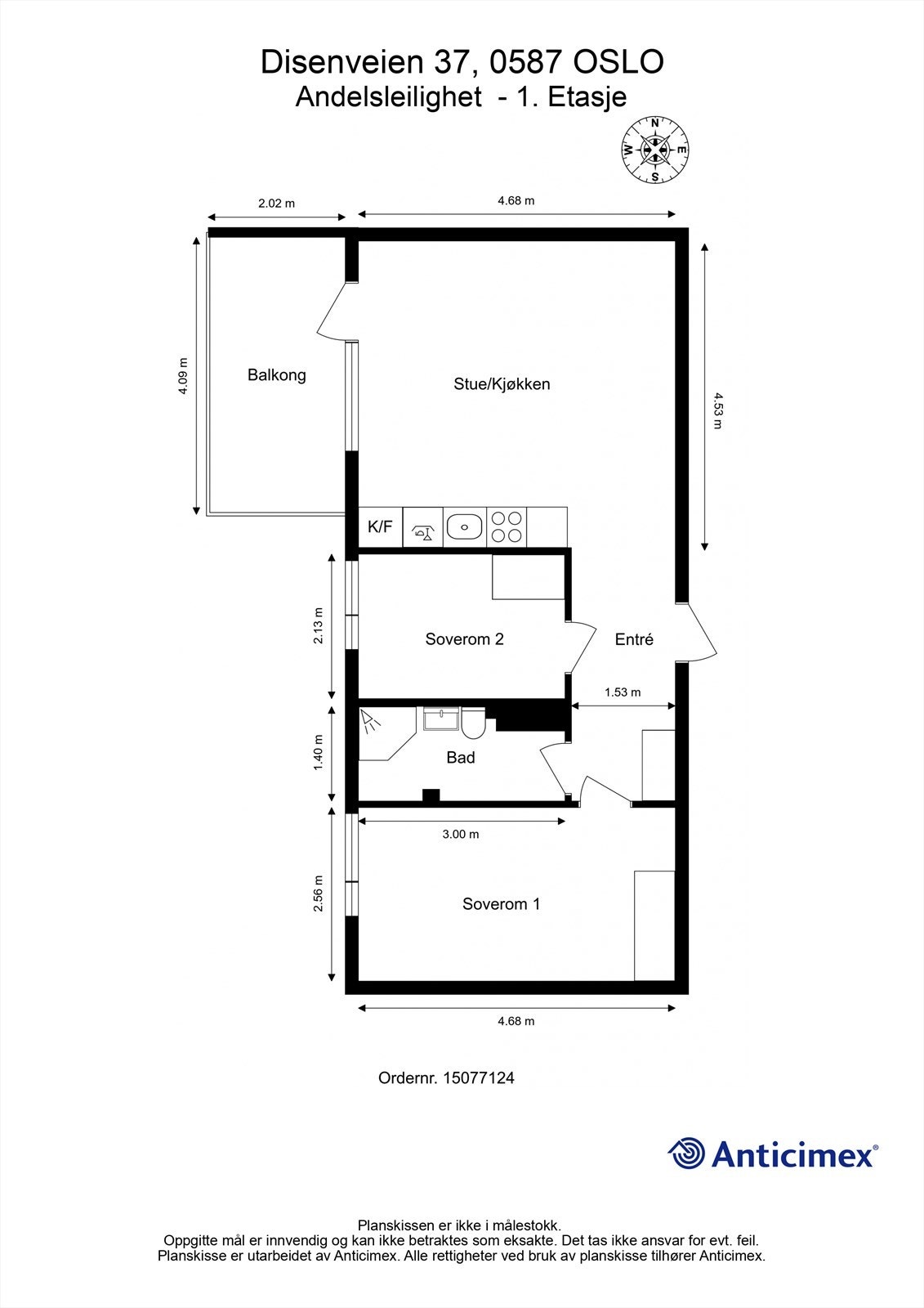 Plantegning - 1. Etasje Galleribilde