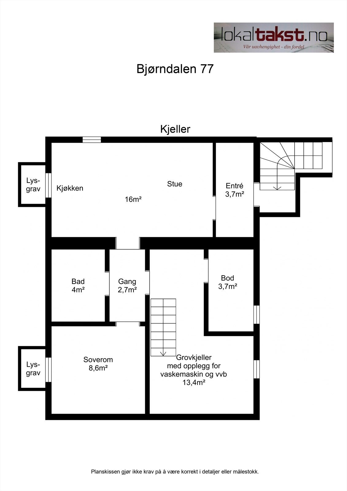 Floorplan letterhead - Bjørndalen 77 - Kjeller - 2D Floor Plan (1).jpg Galleribilde