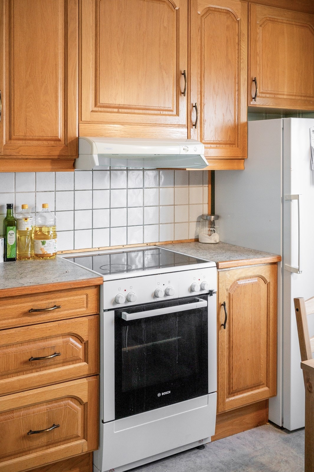 Kjøkkenet er både innholdsrikt og praktisk. Galleribilde