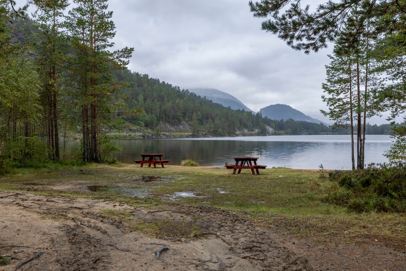 Dåstjønn grenser til eiendommen i vest Galleribilde