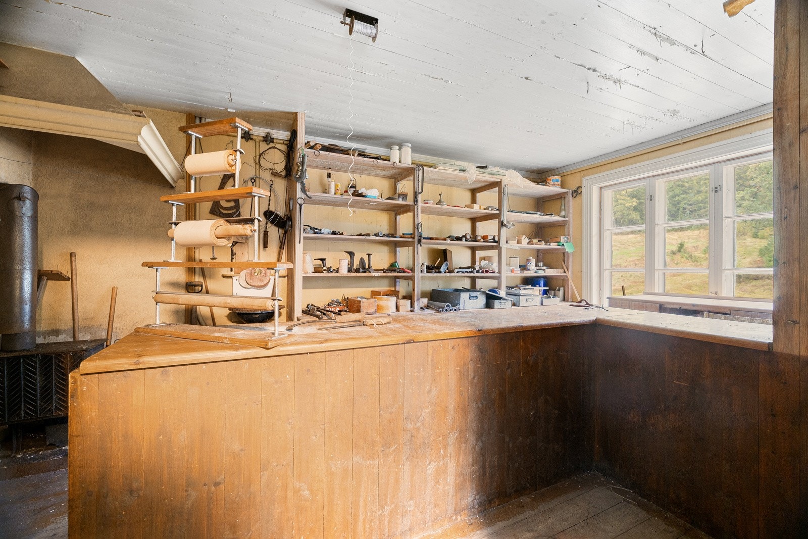 Det har tidligere vært en landhandel i våningshuset Galleribilde