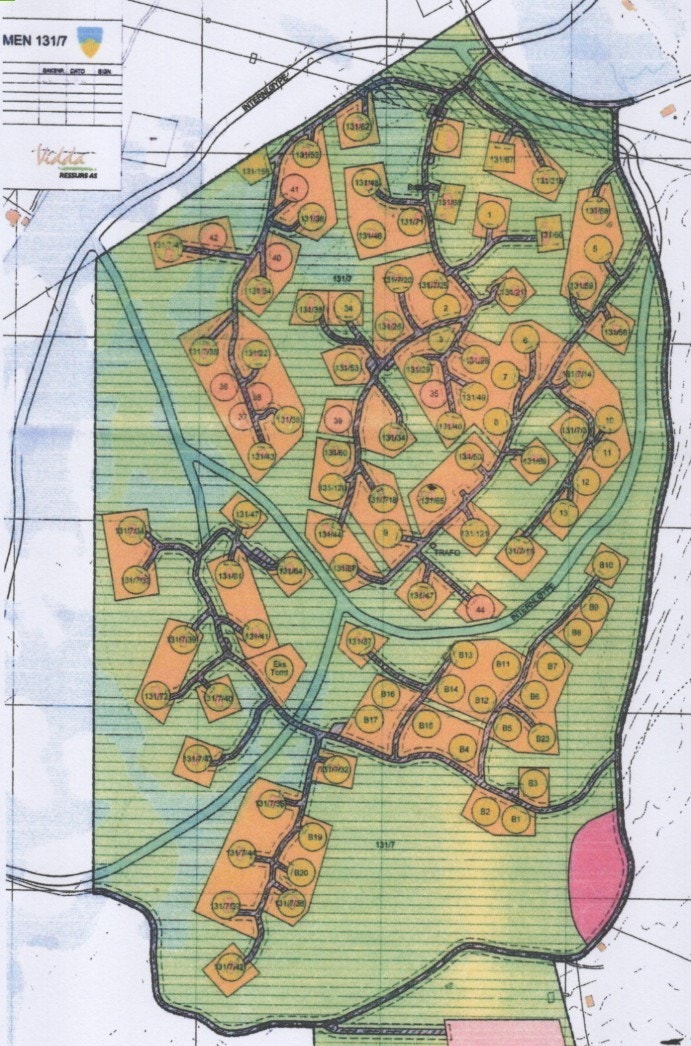 Tomteoversikt Galleribilde