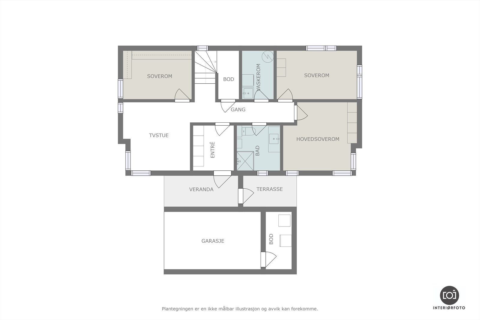 Plantegning Galleribilde