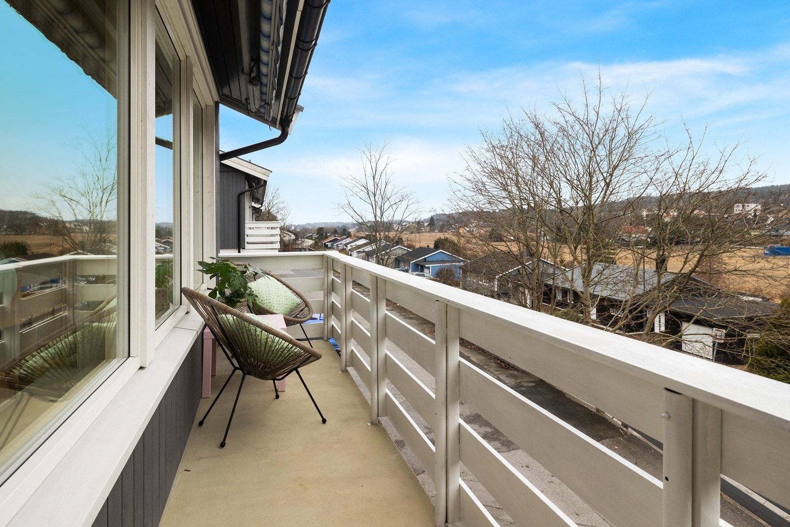 Vestvendt balkong Galleribilde