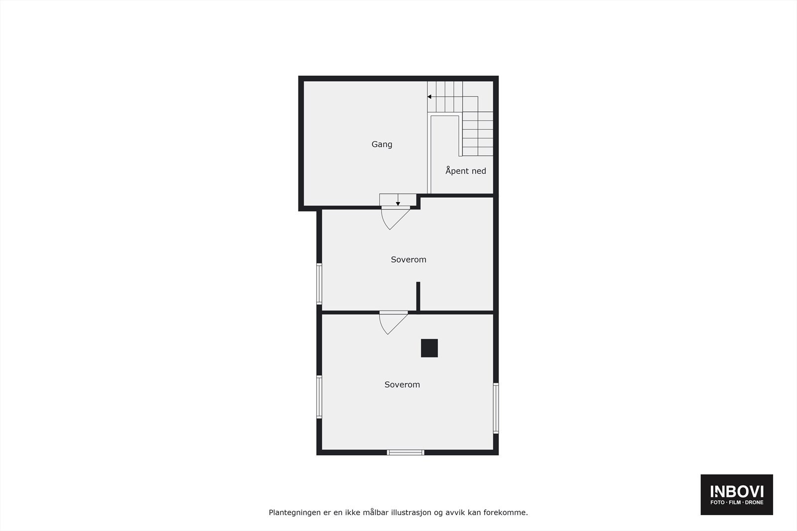 Plantegning 2. etasje Galleribilde