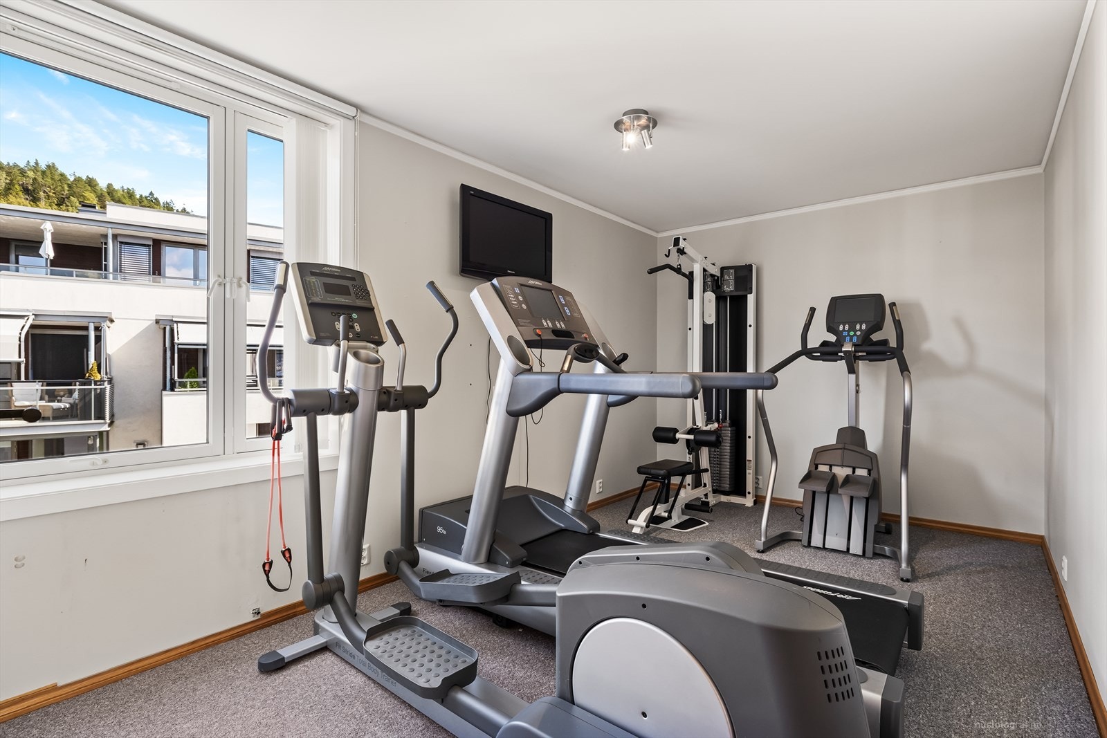 Soverom nr. 3 innredet som trimrom Galleribilde