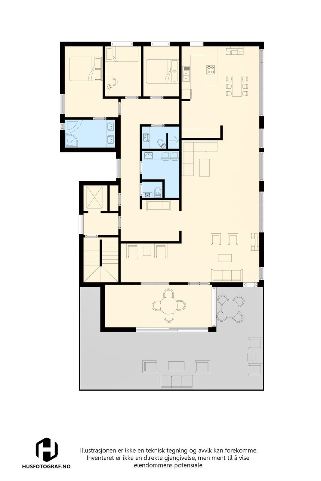 Plantegning Galleribilde