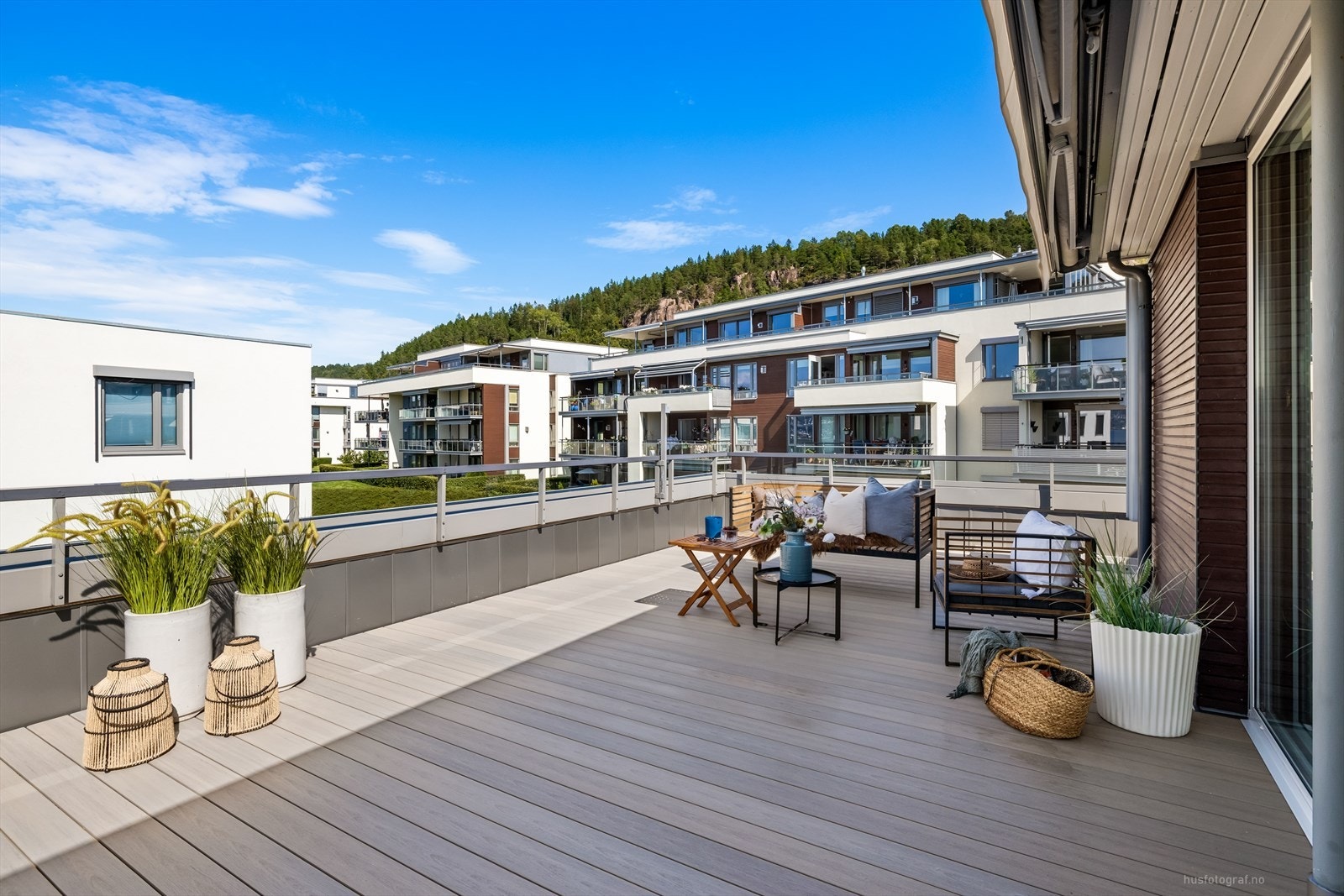 Det er meget gode solforhold, med sol fra morgen til kveld Galleribilde