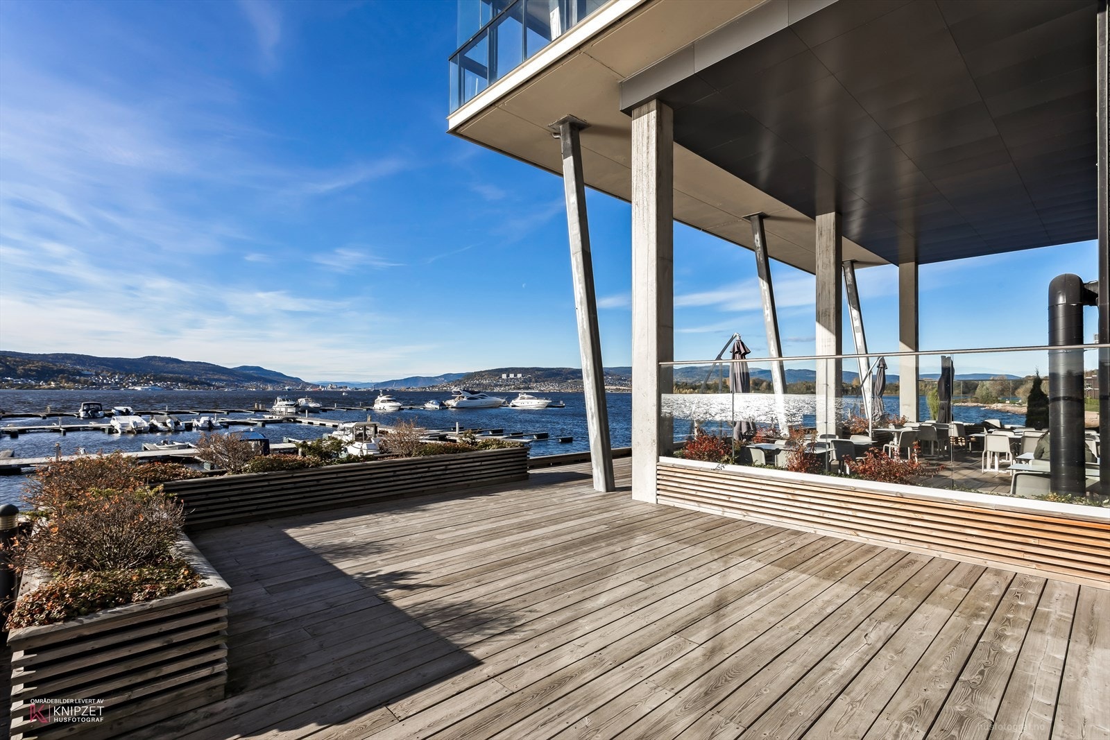 Ankeret er en populær restaurant på Engersand Havn Galleribilde