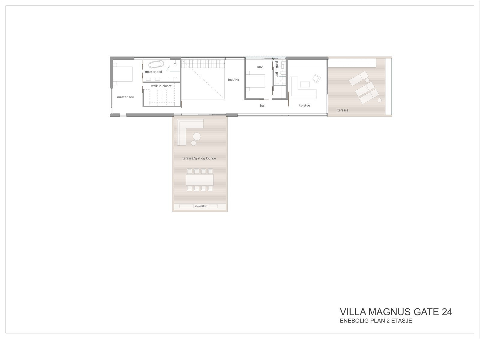 Plantegning - 2. etasje. Galleribilde