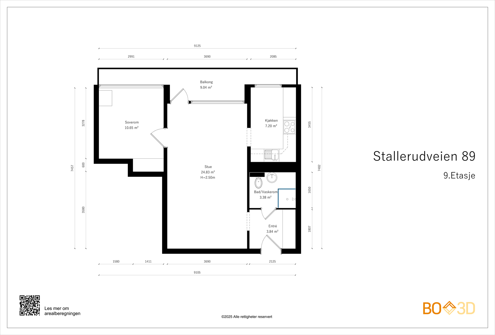 Plantegning Galleribilde