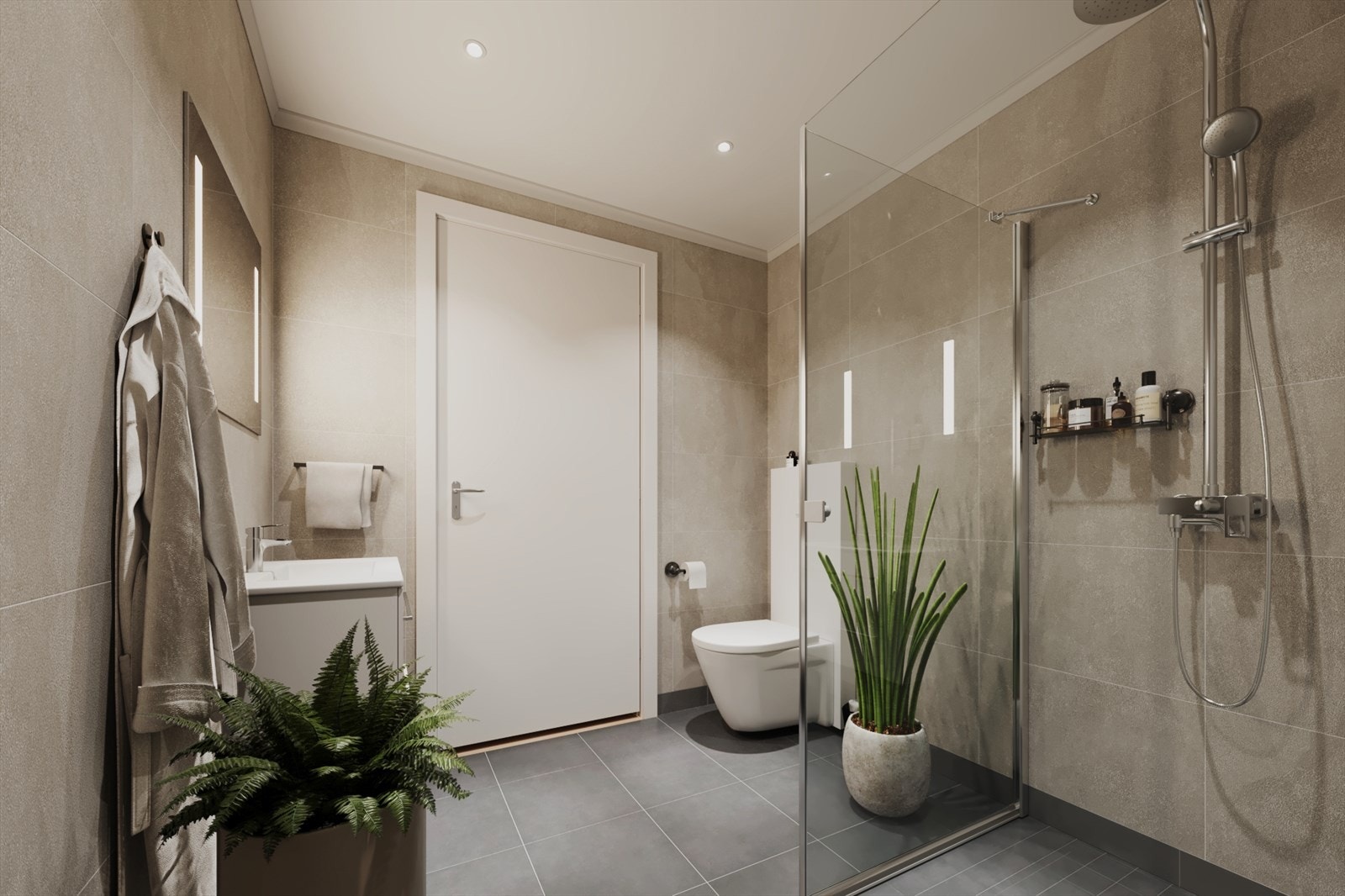 Illustrasjonsfoto fra prosjektering. Galleribilde