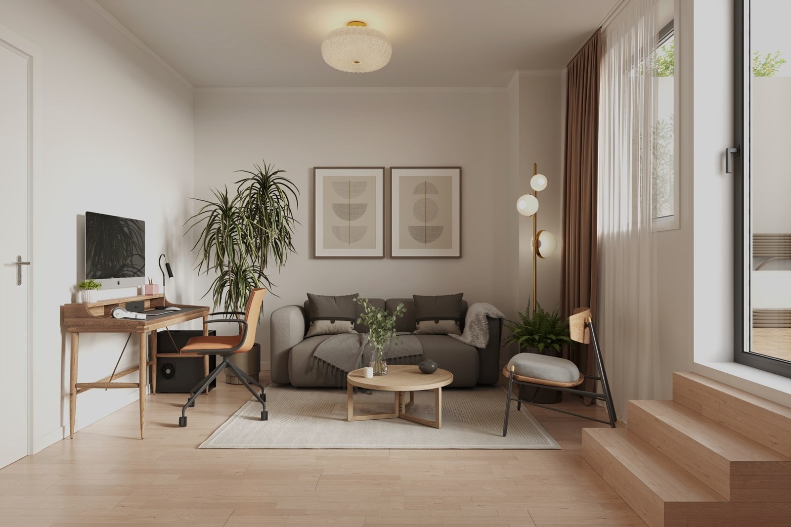 Illustrasjonsfoto fra prosjektering. Galleribilde