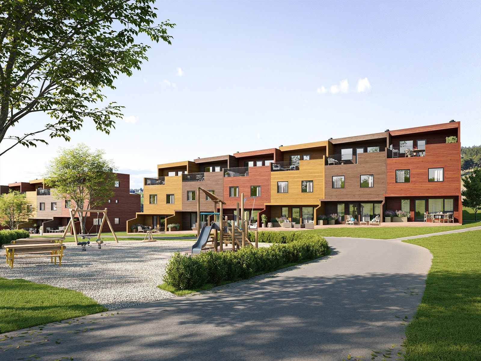 Illustrasjonsfoto fra prosjektering. Galleribilde