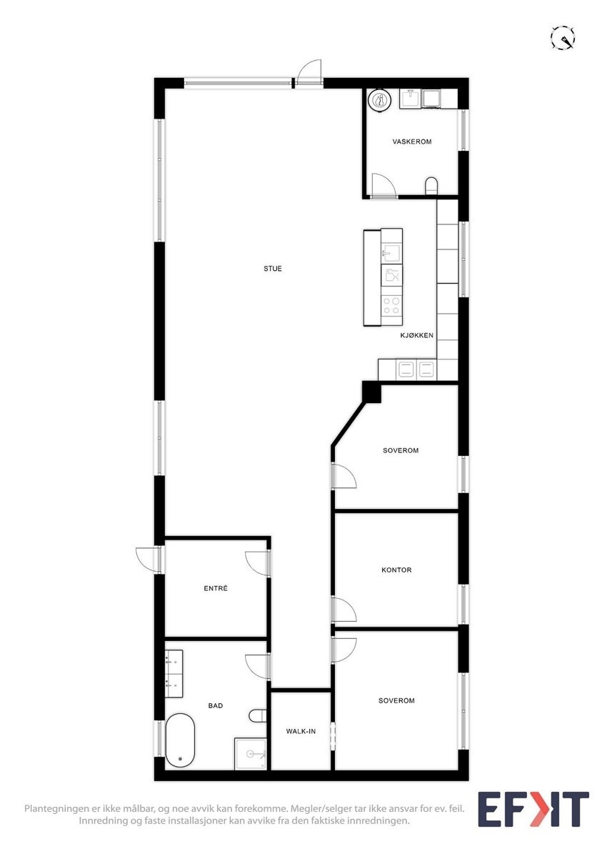 Plantegning Galleribilde