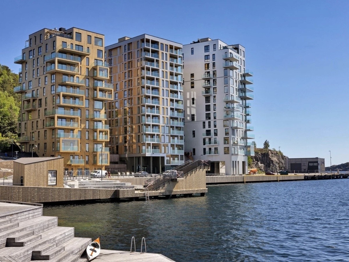 3 Søstre med badeplass rett utenfor leiligheten. Galleribilde