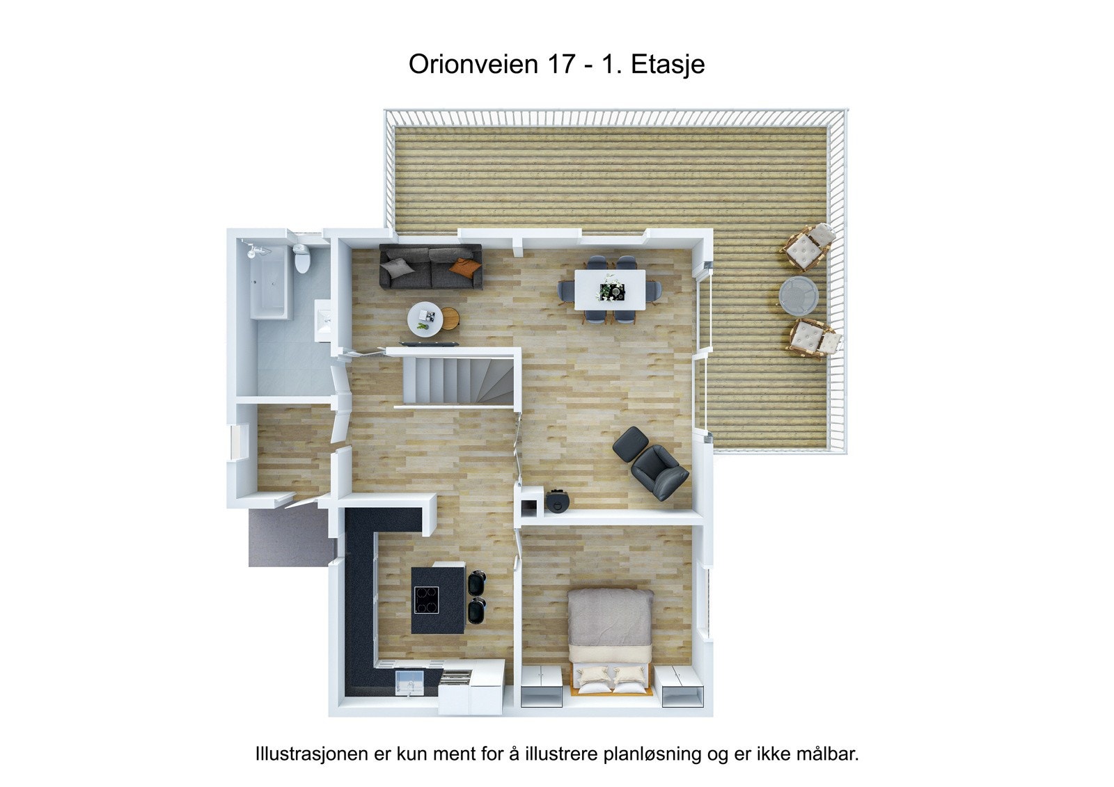 Planløsning 1. etasje Galleribilde