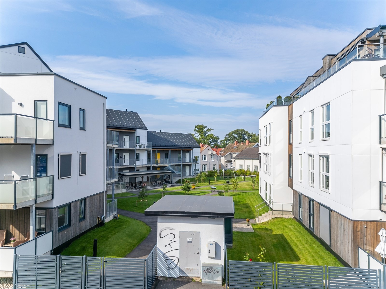 Veldig hyggelig felles hage. Galleribilde