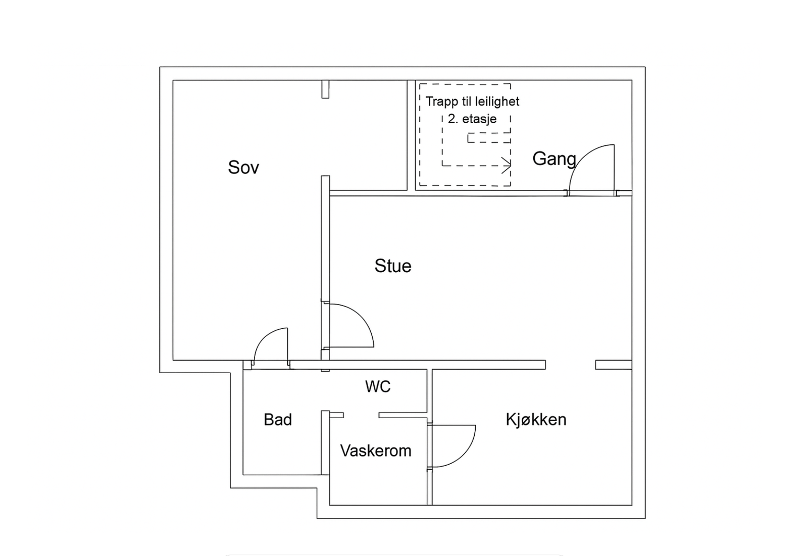 Plantegning Galleribilde