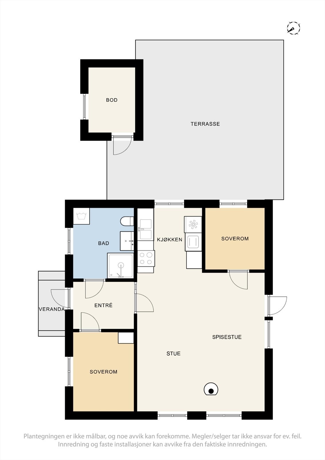 Planskisse Galleribilde